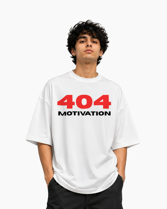 404 Motivation Oversize T-Shirt