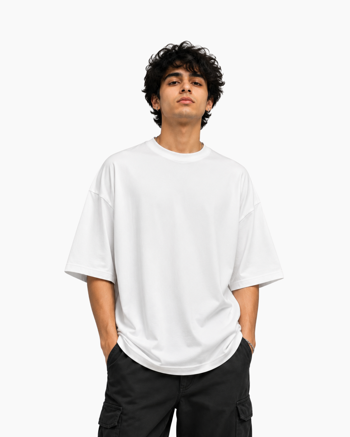 Solid White Oversize T-Shirt